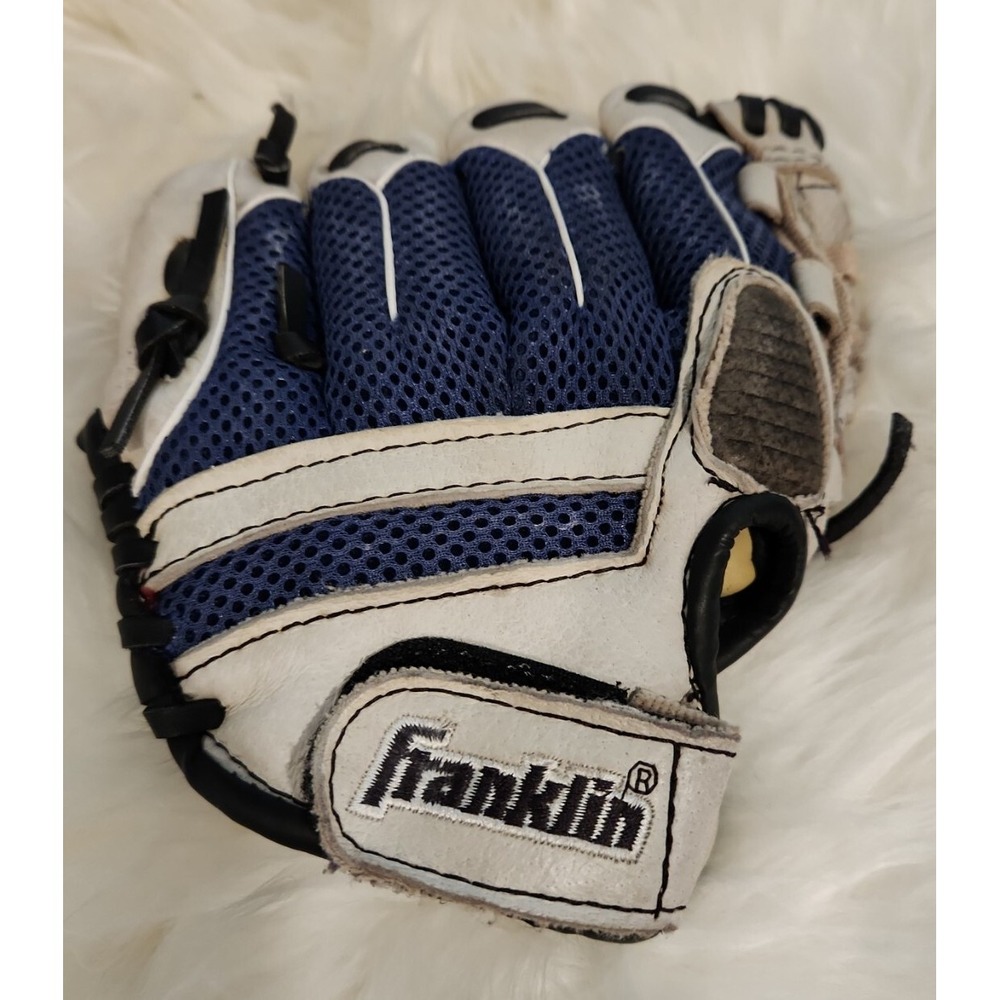 Franklin RTP Series Youth Baseball Softball Glove Blue White 9 Inch 4691HRT19